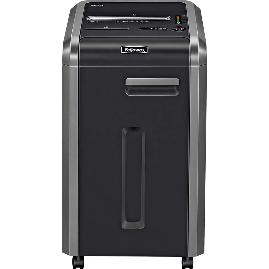 Fellowes&reg; 225Ci Paper Shredder | 100% Jam Proof, 22-Sheet, Cross-Cut Security, Commercial Grade | 3825001 Model, Black