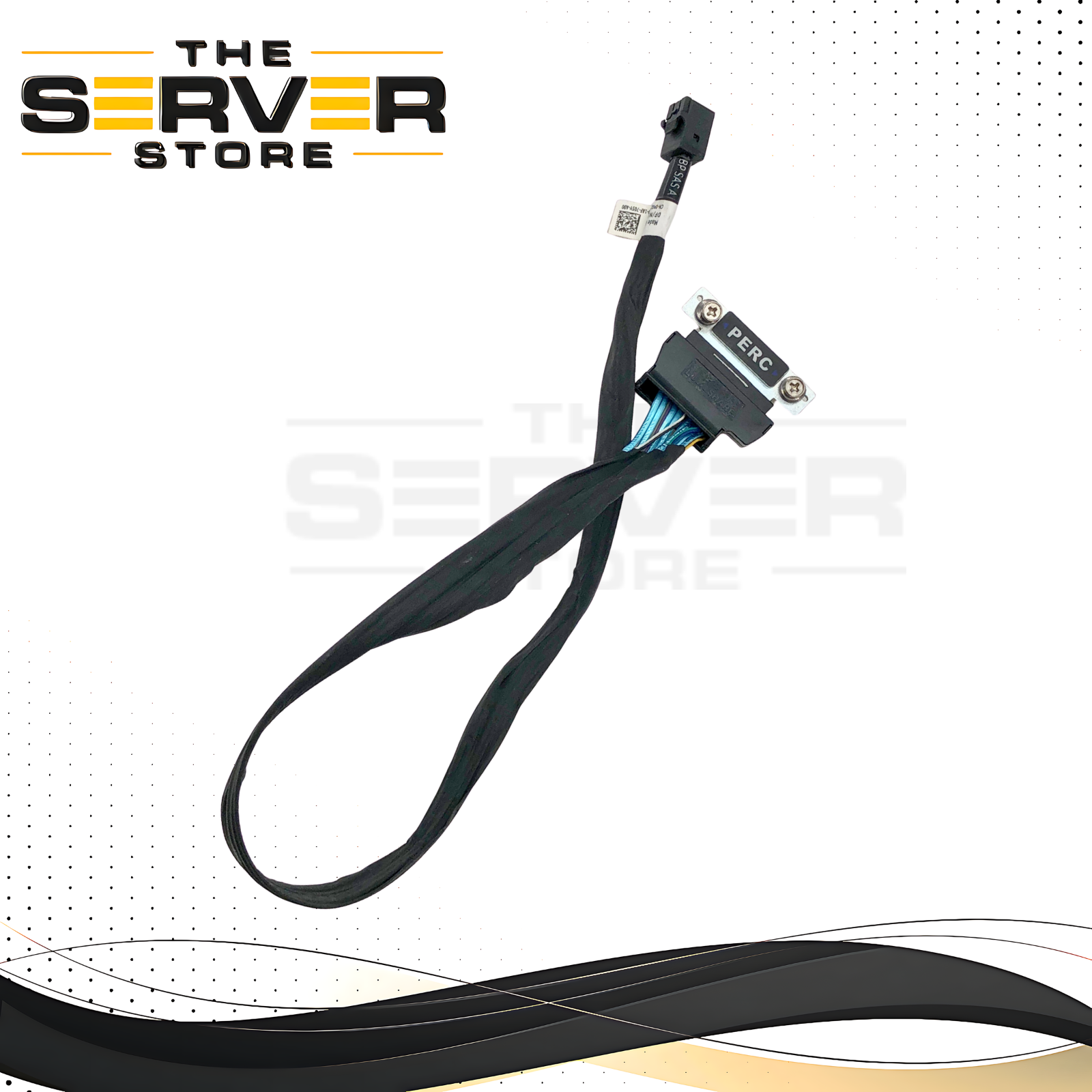Dell PowerEdge R640 / R740 / R6415 / R7415 Mini-SAS HD (to H730/H740 RAID) to 4-Bay (4B) HDD Backplane Cable. P/N: PGCVF, 0PGCVF.