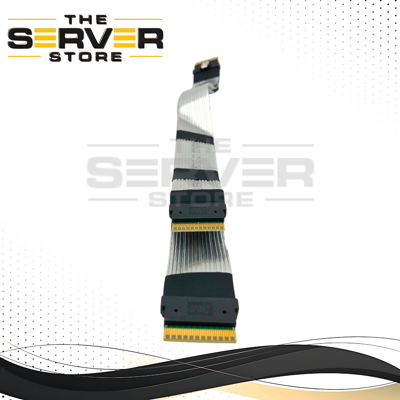 Supermicro 85cm Slimline SAS SFF-8654 to SFF-8654 12Gb/s Cable CBL-SAST-122EF-85