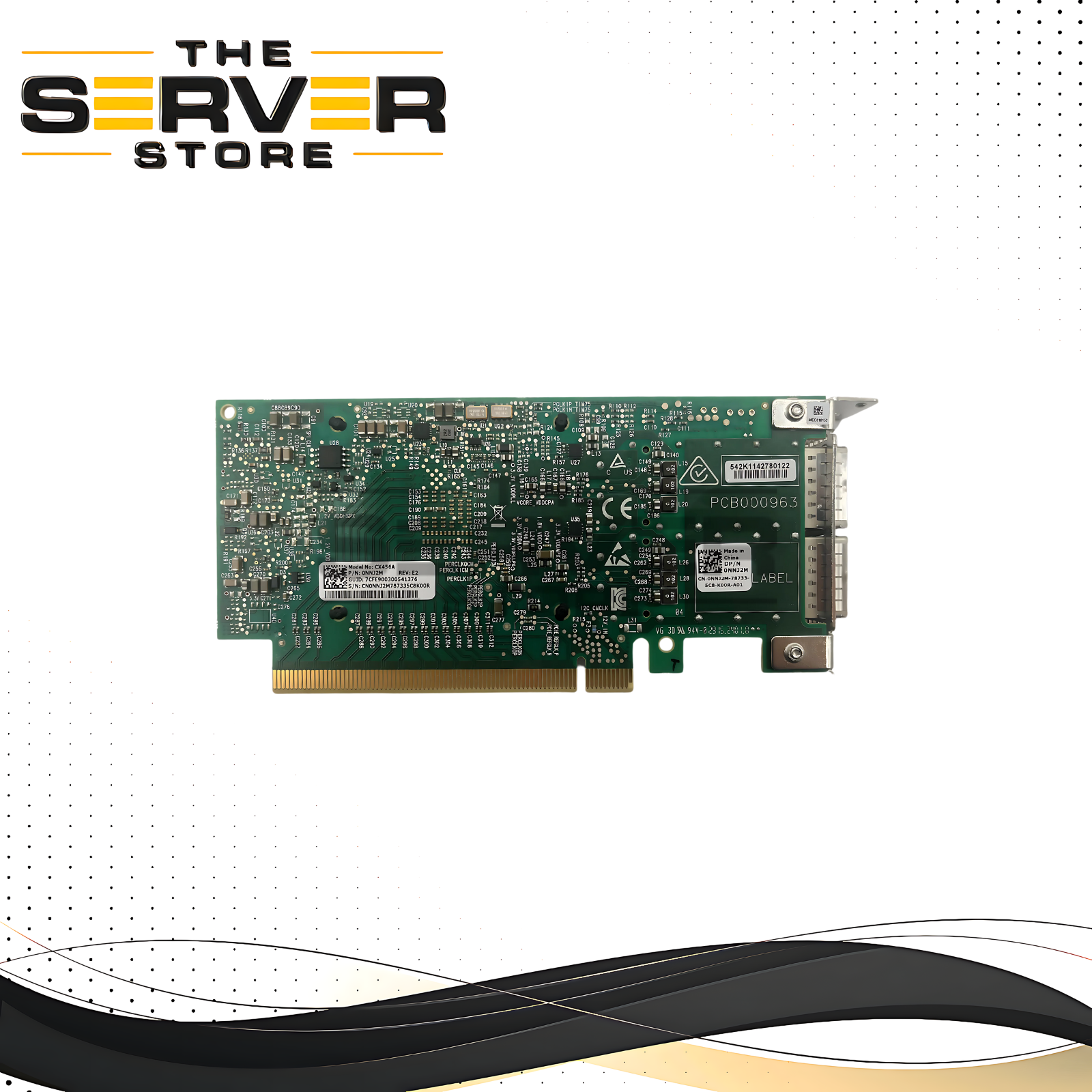 Dell Mellanox Connectx4 2PortT EDR 100GB/S Infiniband PCI-E 3.0 X16 QSFP28 NNJ2M