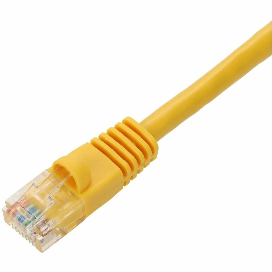 AddOn 6ft Yellow CAT 6 PVC Ethernet Cable Snagless Bubble Boot RJ-45 M/M