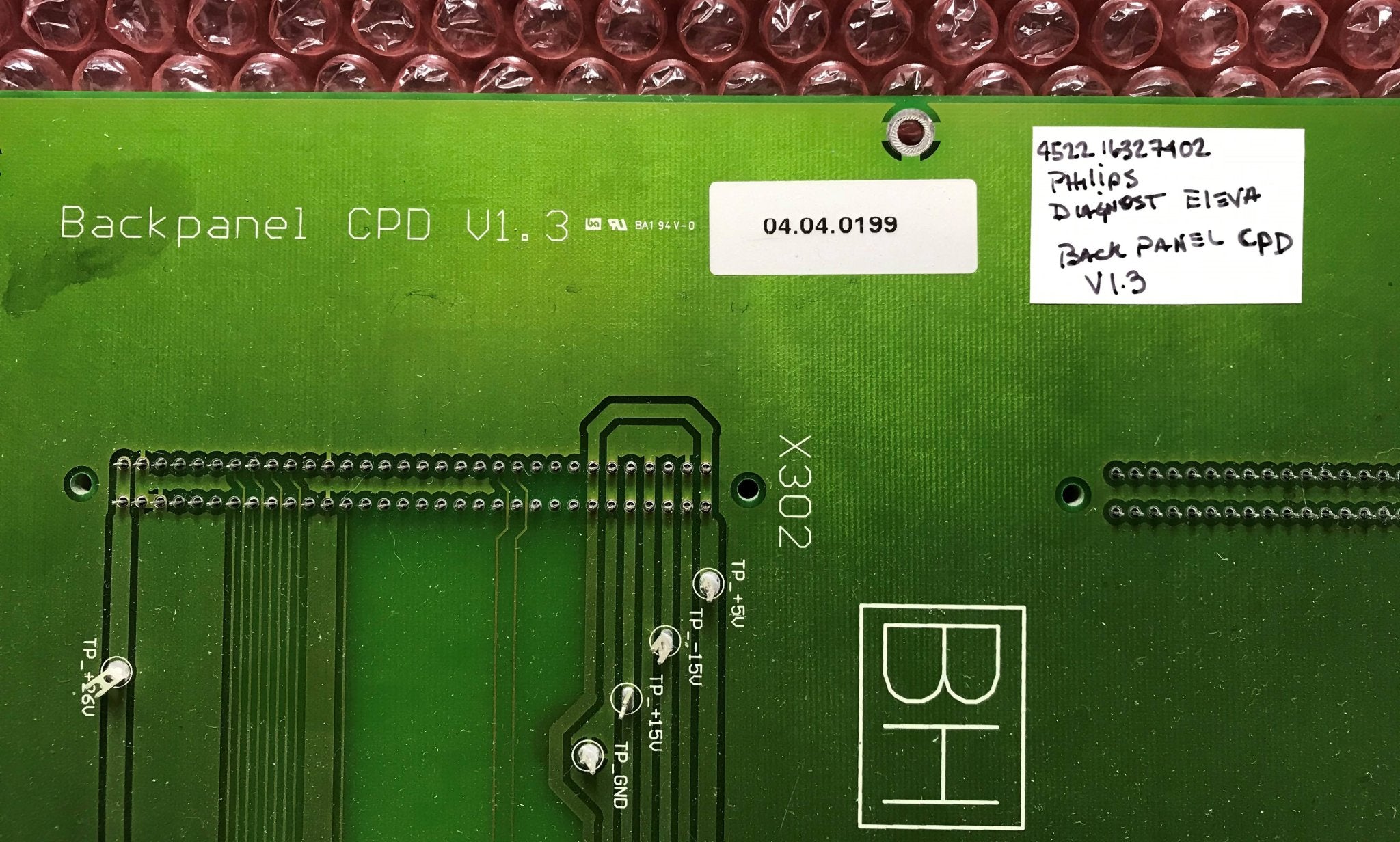 Back Panel CPD V1.3 (4522 163 27402) Philips Easy Diagnost