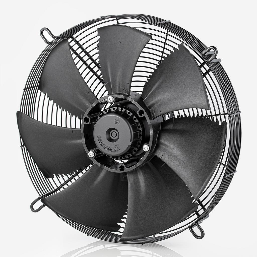 FN040-VDK.0F.V7P1  ZIEHL-ABEGG Axial Fan 400V 0.37/0.17kW 0.27/0.56A 1080/1580rpm