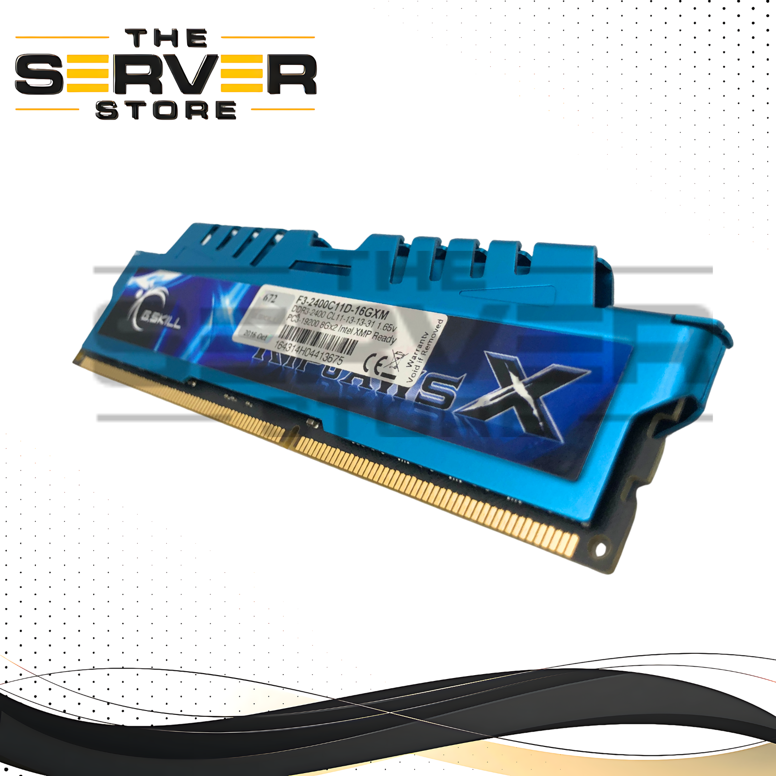 G.SKILL Ripjaws X 8GB DDR3 2400MHz PC3-19200 CL11 RAM F3-2400C11D-16GXM