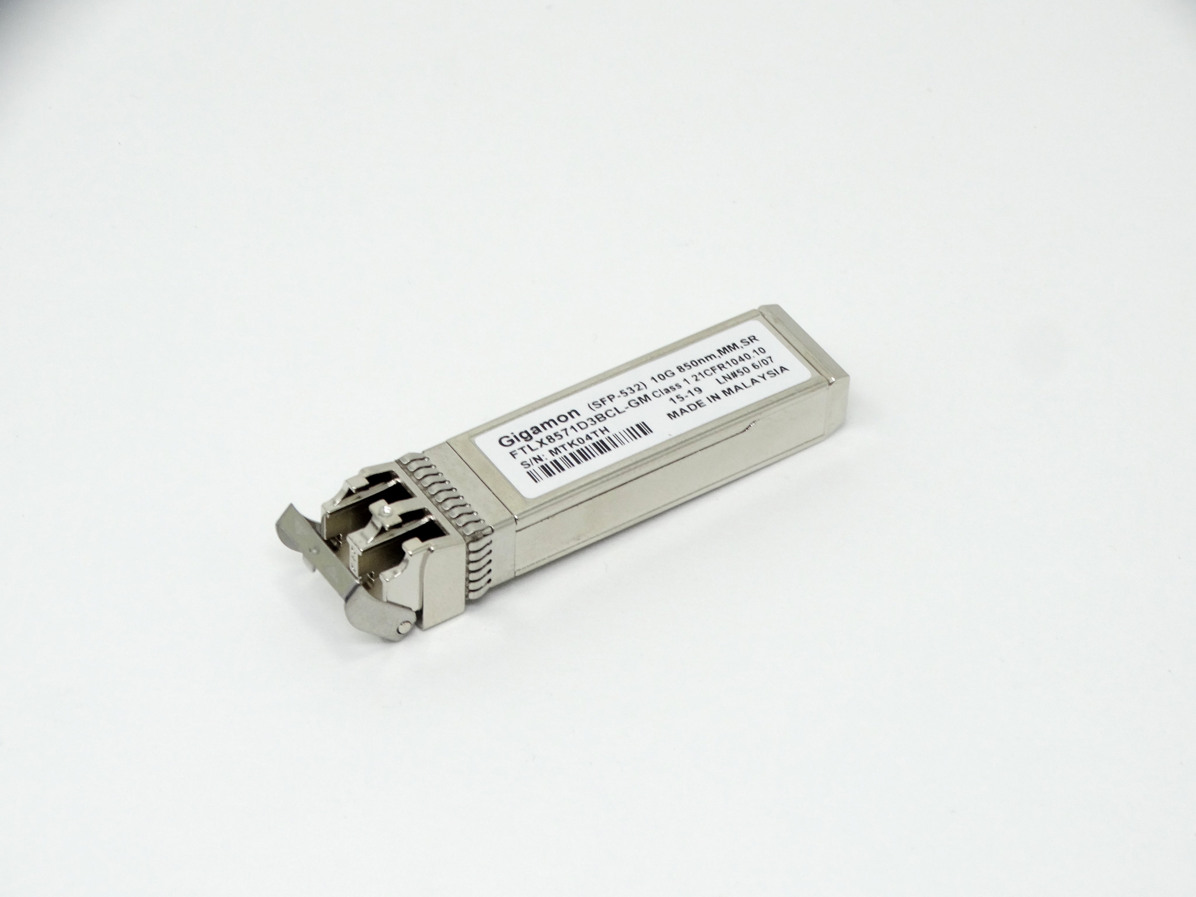 Gigamon SFP-532 10G 850nm MM SR SFP+ transceiver (FTLX8571D3BCL-GM)