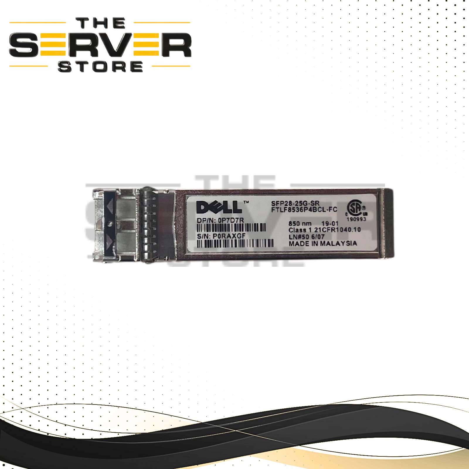 Dell SFP28-25G-SR 850NM 25GBE SW Transceiver (P7D7R)