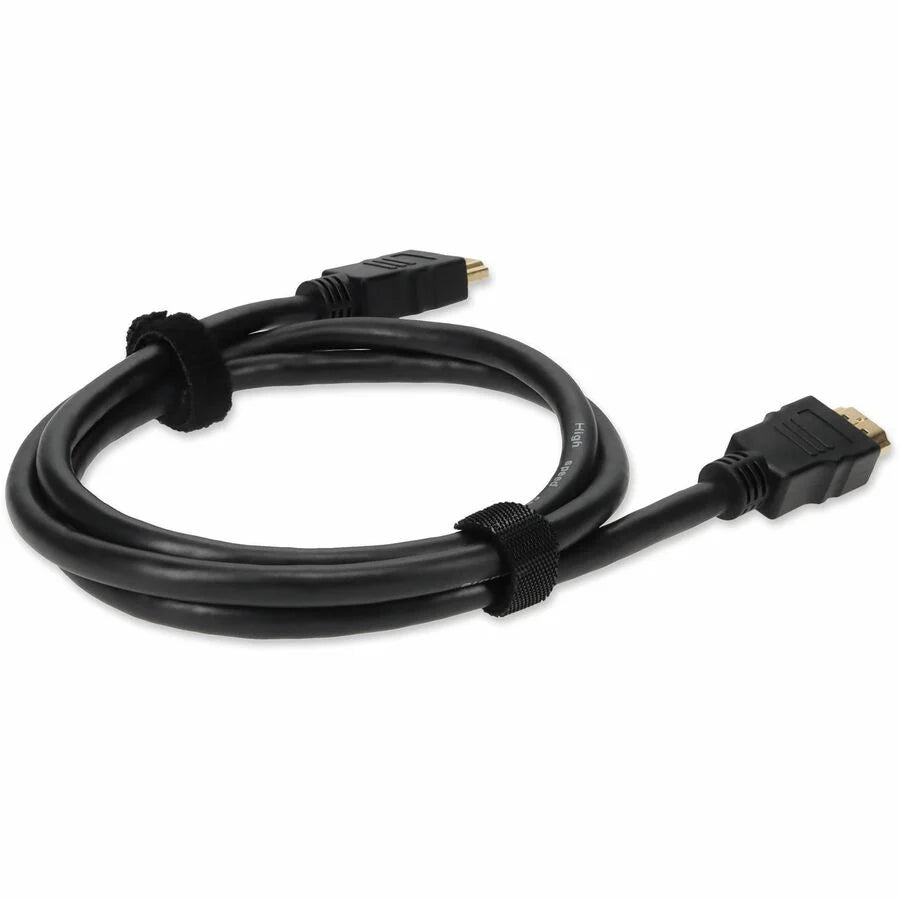 AddOn 1m HDMI 1.4 Male to HDMI 1.4 Male Black Cable Which Supports Ethernet Channel For Resolution Up to 4096x2160 (DCI 4K)