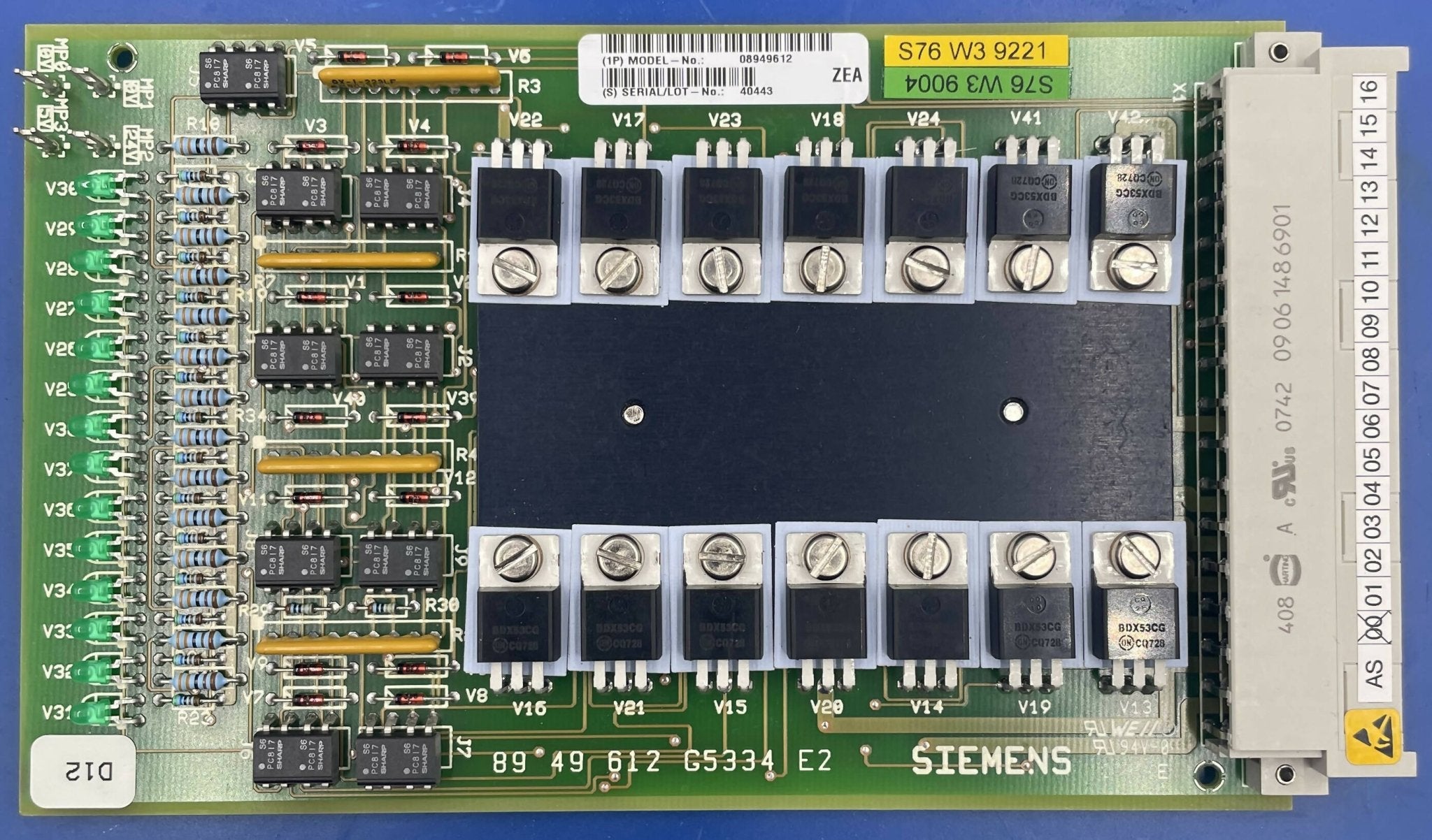 BREAK PCB ESD D12 (8949612/08949612) SIEMENS
