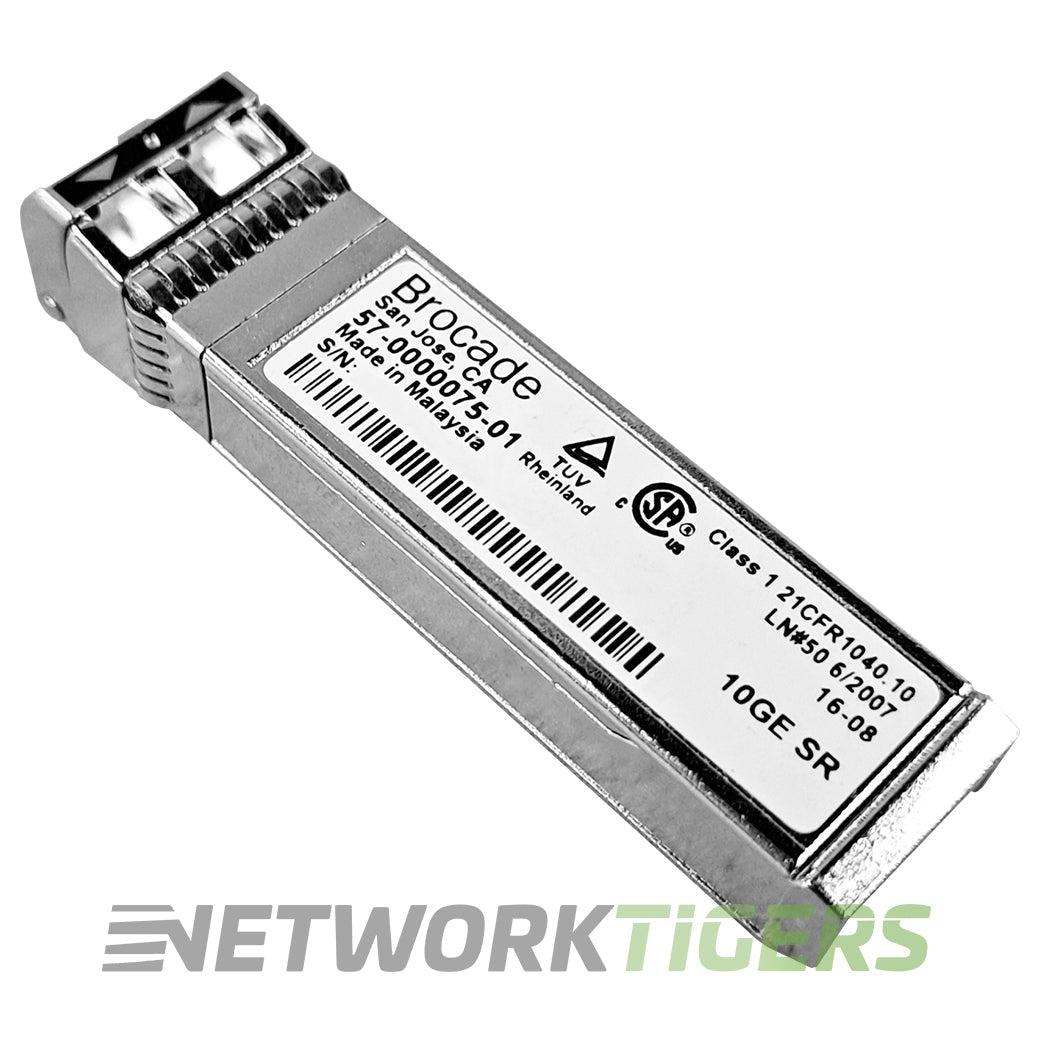NEW Brocade 57-0000075-01 10G-SFPP-SR 10GB BASE-SR 850nm MMF LC SFP+ Transceiver