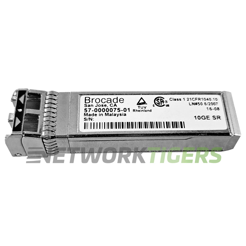 NEW Brocade 57-0000075-01 10G-SFPP-SR 10GB BASE-SR 850nm MMF LC SFP+ Transceiver