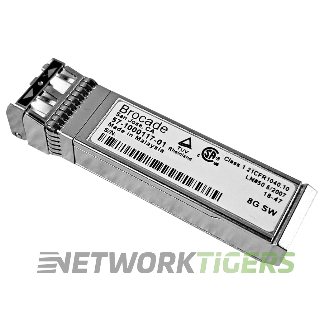 NEW Brocade 57-1000117-01 XBR-000163 8GB Fibre Channel SW SFP+ Transceiver