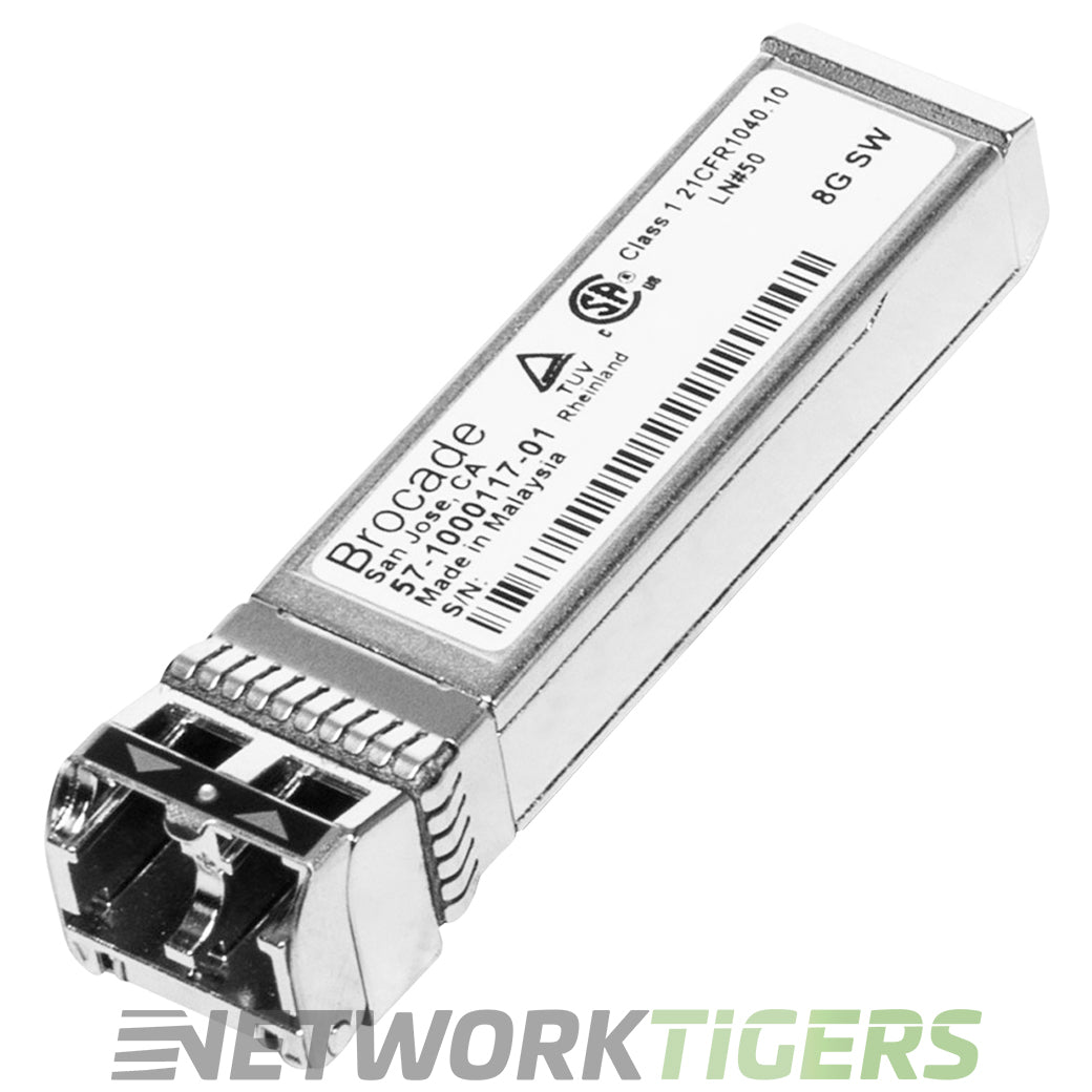 NEW Brocade 57-1000117-01 XBR-000163 8GB Fibre Channel SW SFP+ Transceiver