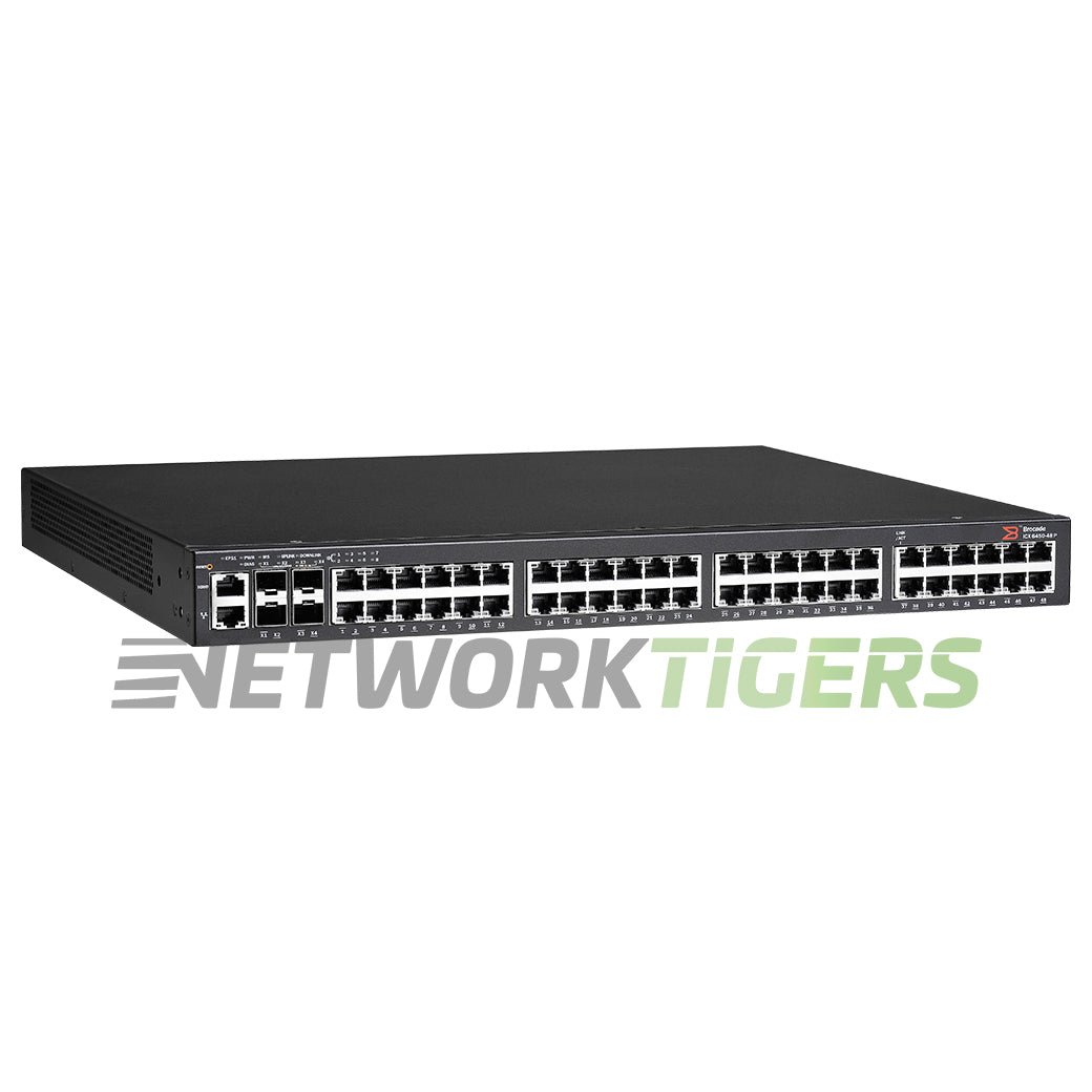 Ruckus Brocade ICX6450-48 48x 1GB RJ45 2x 1GB SFP 10GB SFP+ Switch