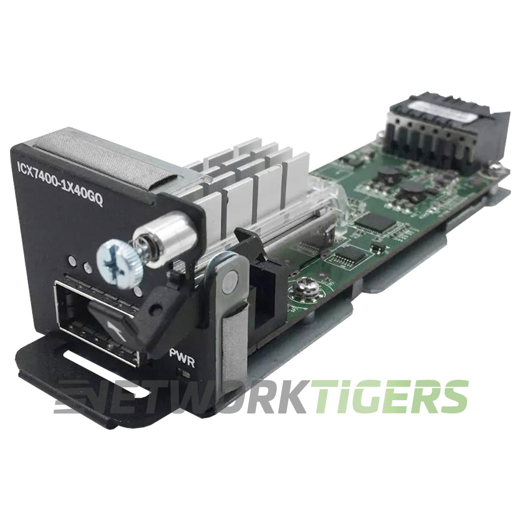 NEW Ruckus Brocade ICX7400-1X40GQ ICX 7450 1x 40GB QSFP+ Switch Module