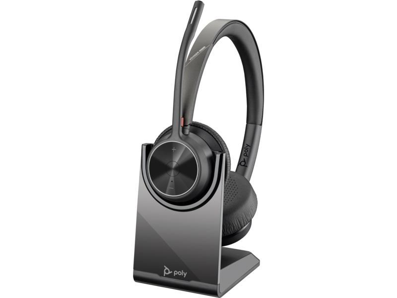 Poly Voyager 4320 USB-C Headset with BT700 Dongle & Charging Stand (77Z31AA)