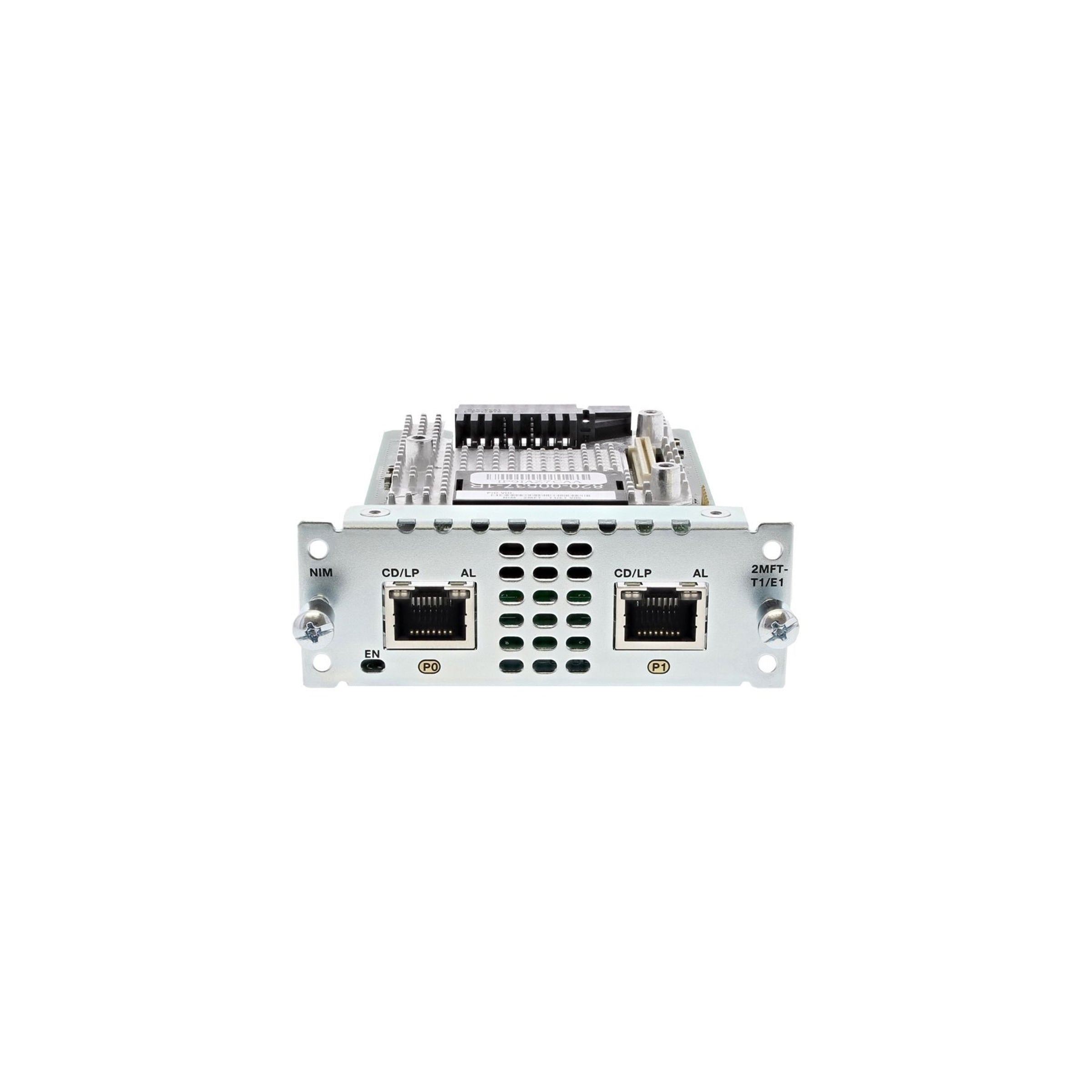 Cisco NIM-2MFT-T1/E1 2 Port Multi-flex Trunk Voice/Clear-channel T1/E1 Module (Refurbished)