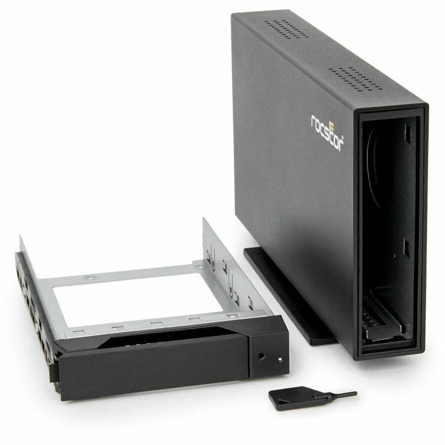 Rocstor Rocpro D91 8TB Desktop Hard Drive - External - Black - USB 3.2 (Gen 2) Type C - 7200rpm - Hot Swappable - TAA Compliant - 3 Year Warranty
