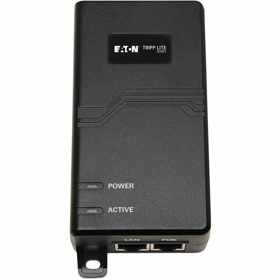 Eaton Tripp Lite Series Gigabit PoE+ Midspan Active Injector - IEEE 802.3at/802.3af, 30W, 1 Port, International Power Cords