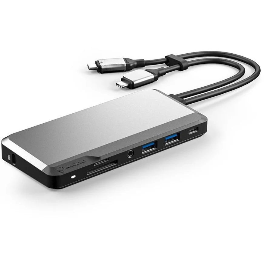 ALOGIC USB-C Super Dock - 10-in-1 with Dual Display 4K 60Hz Support - SPACE GREY