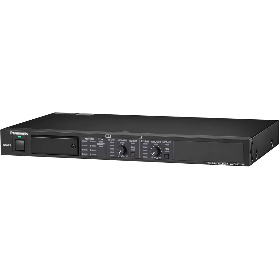 Panasonic WX-SR202DN 2-Channel Dante Digital Wireless Mic Receiver