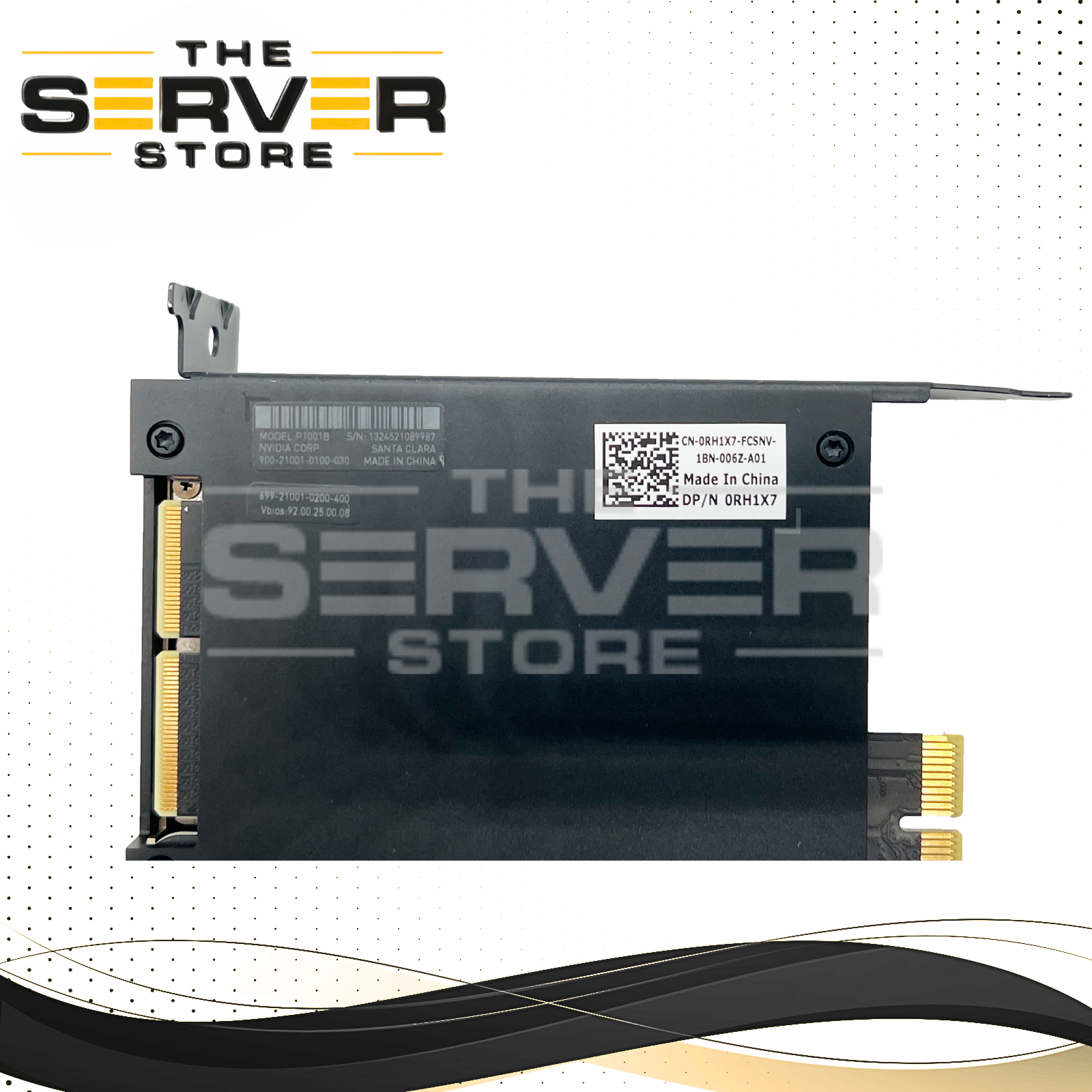 Dell NVIDIA A100 40GB HBM2 PCIe Gen4 x16 Model P1001B CUDA Core GPU 699-21001-0200-400 900-21001-0100-030