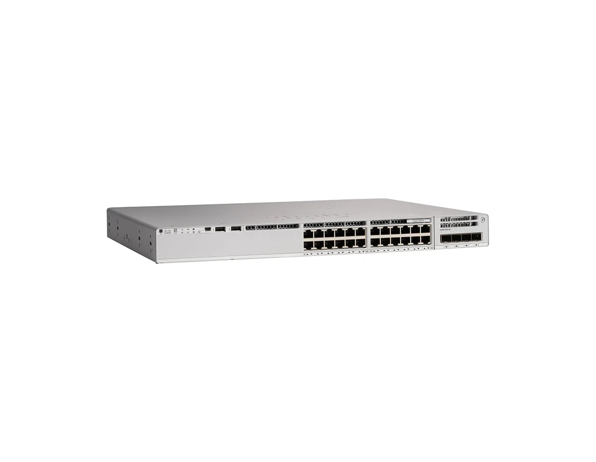 Cisco Catalyst C9200-24PXG-A 24-Port mGig PoE+ Switch, Modular Uplinks, Network Advantage