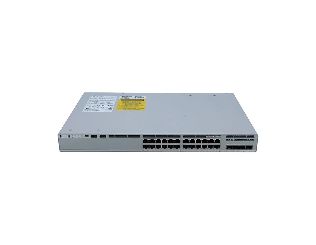 Cisco Catalyst C9200L-24P-4G-A 24-Port Full PoE+ Switch, 4x1G Uplinks, Network Advantage