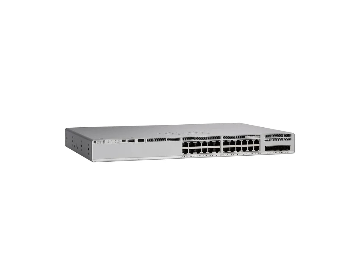 Cisco Catalyst C9200L-24PXG-4X-E 24-Port mGig PoE+ Switch (8xmGig, 4x10G SFP+), Network Essentials