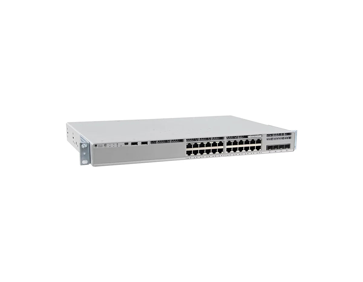 Cisco Catalyst C9200L-24T-4G-A 24-Port Data Switch with 4x1G Uplinks, Network Advantage