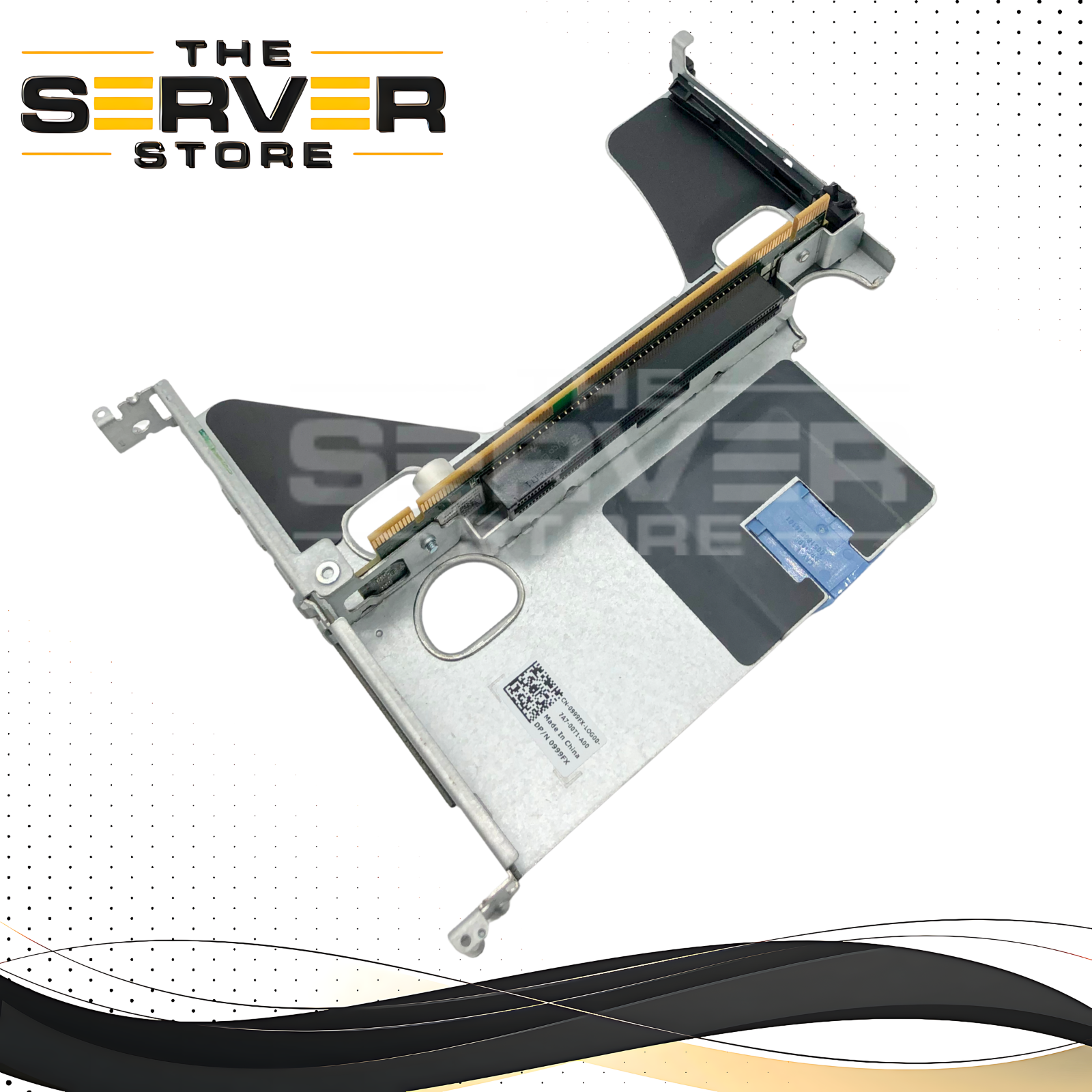 Dell PowerEdge R630 PCI-e Riser 1 Card with Metal Bracket. P/N: 999FX, 0999FX.