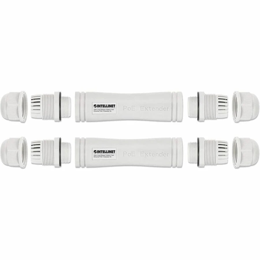 Intellinet Ultra Long Range Outdoor Fast Ethernet PoE+ Extender Kit