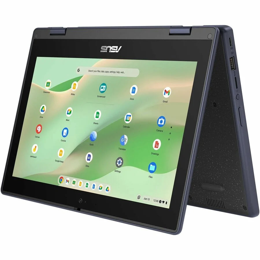 Asus Chromebook CR11 CR1104CTA-YZ84T 11.6" Touchscreen Rugged Chromebook - HD - Intel N-Series N150 - 8 GB - 64 GB Flash Memory - Mineral Gray