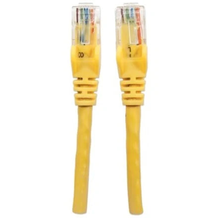 Network Patch Cable, Cat6, 1.5m, Yellow, CCA, U/UTP, PVC, RJ45, Gold Plated Contacts, Snagless, Booted, Lifetime Warranty