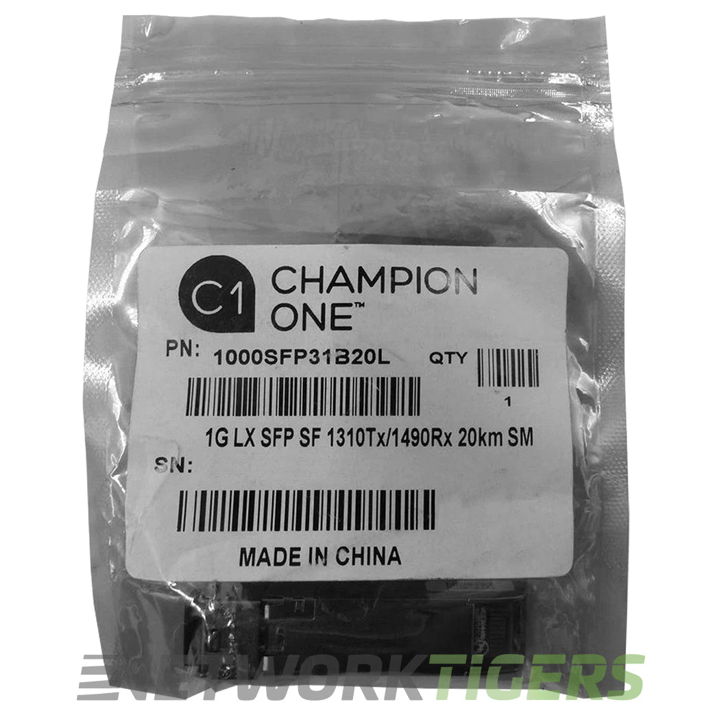 NEW Champion 1000SFP31B20L 1GB 1310nm SMF Single Strand SFP Transceiver