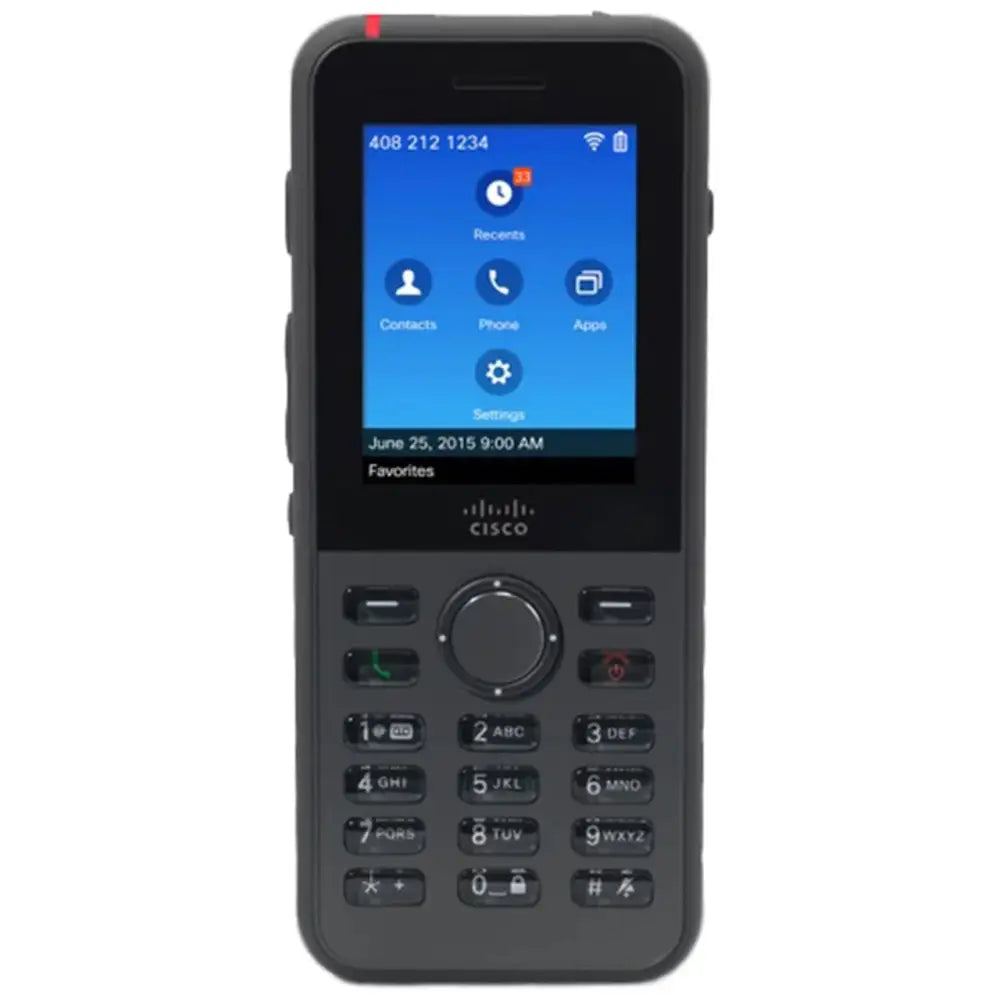 Cisco 8821 Wireless IP Phone Bundle CP-8821-K9-BUN | WiFi, Bluetooth, Ruggedized - Refurbished