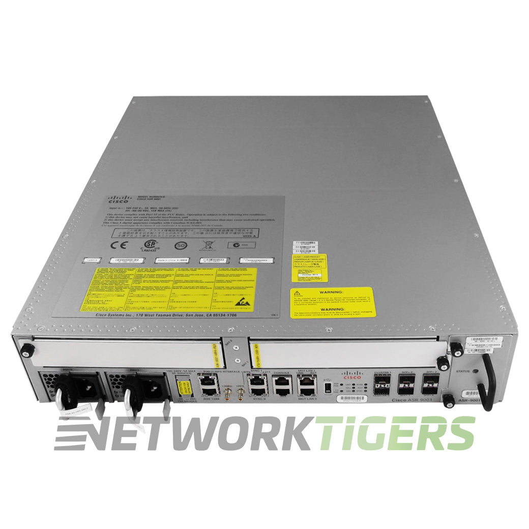 NEW Cisco ASR-9001 ASR 9000 4x 10GB SFP+ 2x Free Expansion Slot Router