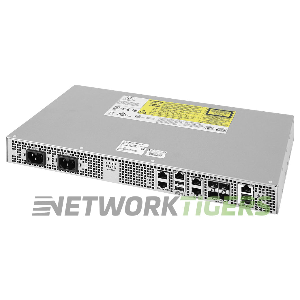 Cisco ASR-920-4SZ-A 2x 1GB RJ45 4x 10GB SFP+ AC Router Metro IP Access Version
