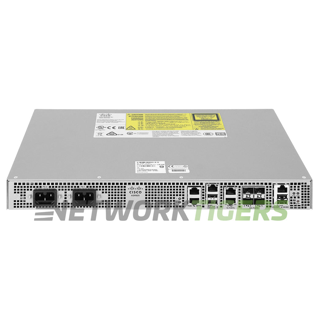 Cisco ASR-920-4SZ-A 2x 1GB RJ45 4x 10GB SFP+ AC Router Metro Access Version
