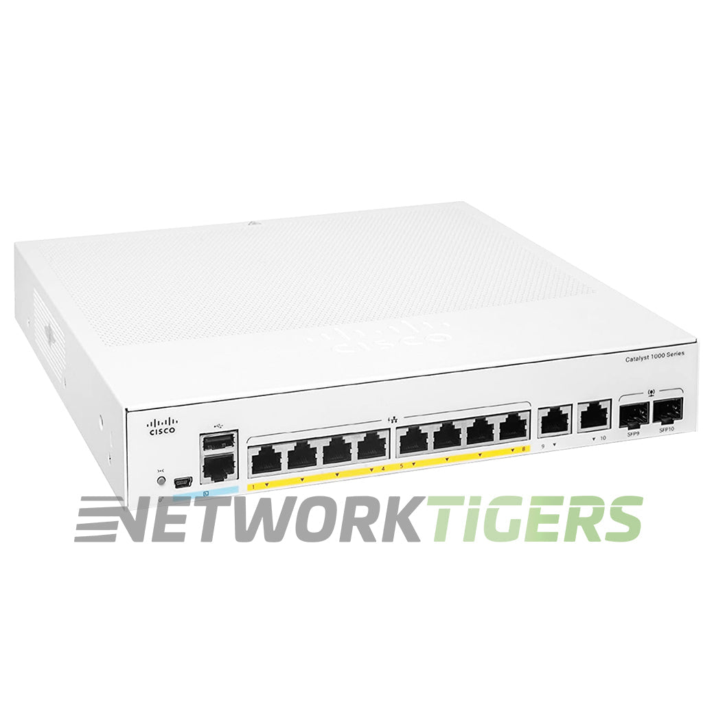 NEW Cisco C1000-8T-2G-L Catalyst 1000 8x 1GB RJ45 2x 1GB Combo Switch