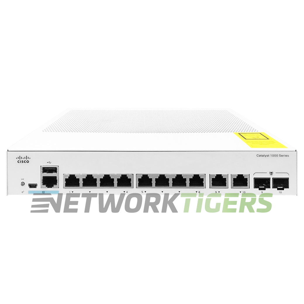 NEW Cisco C1000-8T-E-2G-L Catalyst 1000 8x 1GB RJ45 2x 1GB Combo Switch