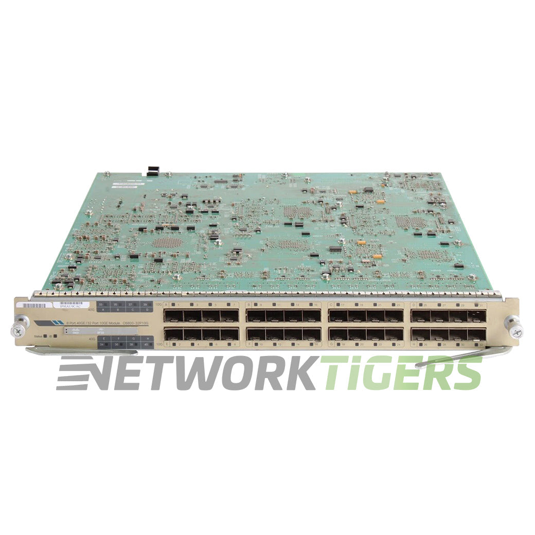 Cisco C6800-32P10G Catalyst 6800 32x 10GB SFP+ Switch Module w/ Dual DFC4
