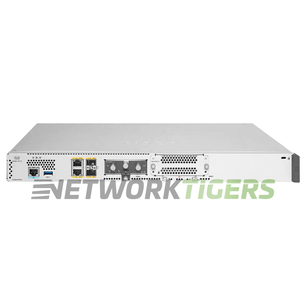 NEW Cisco C8200L-1N-4T Catalyst 4x 1GB WAN 1x NIM Slot 1x PIM Slot Edge Platform