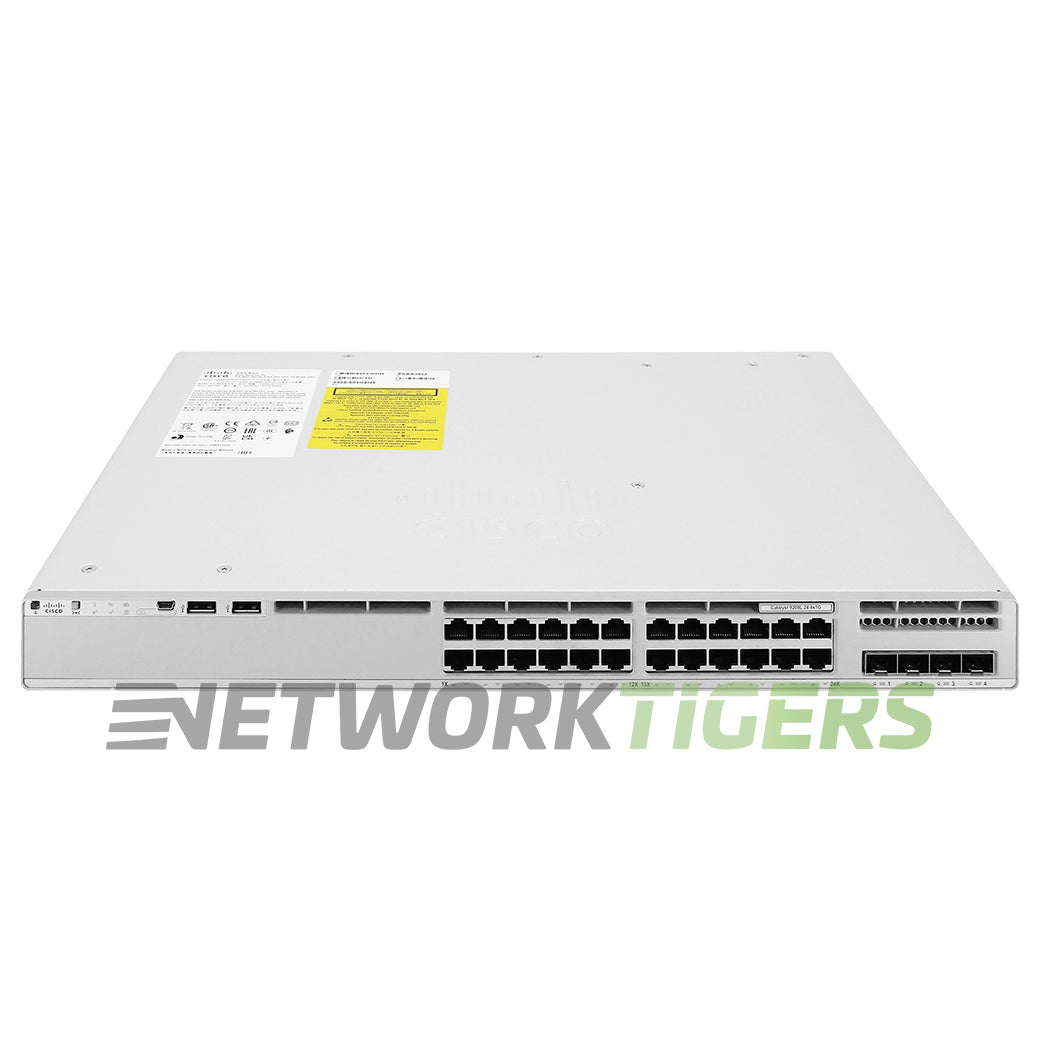 Cisco C9200L-24T-4G-E Catalyst 9200L 24x 1GB RJ45 4x 1GB SFP Switch