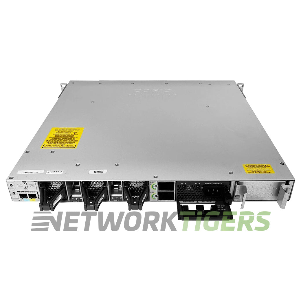 Cisco Meraki C9300-24P-M 24x 1GB PoE+ RJ-45 1x Exp Mod Slot Unclaimed Switch