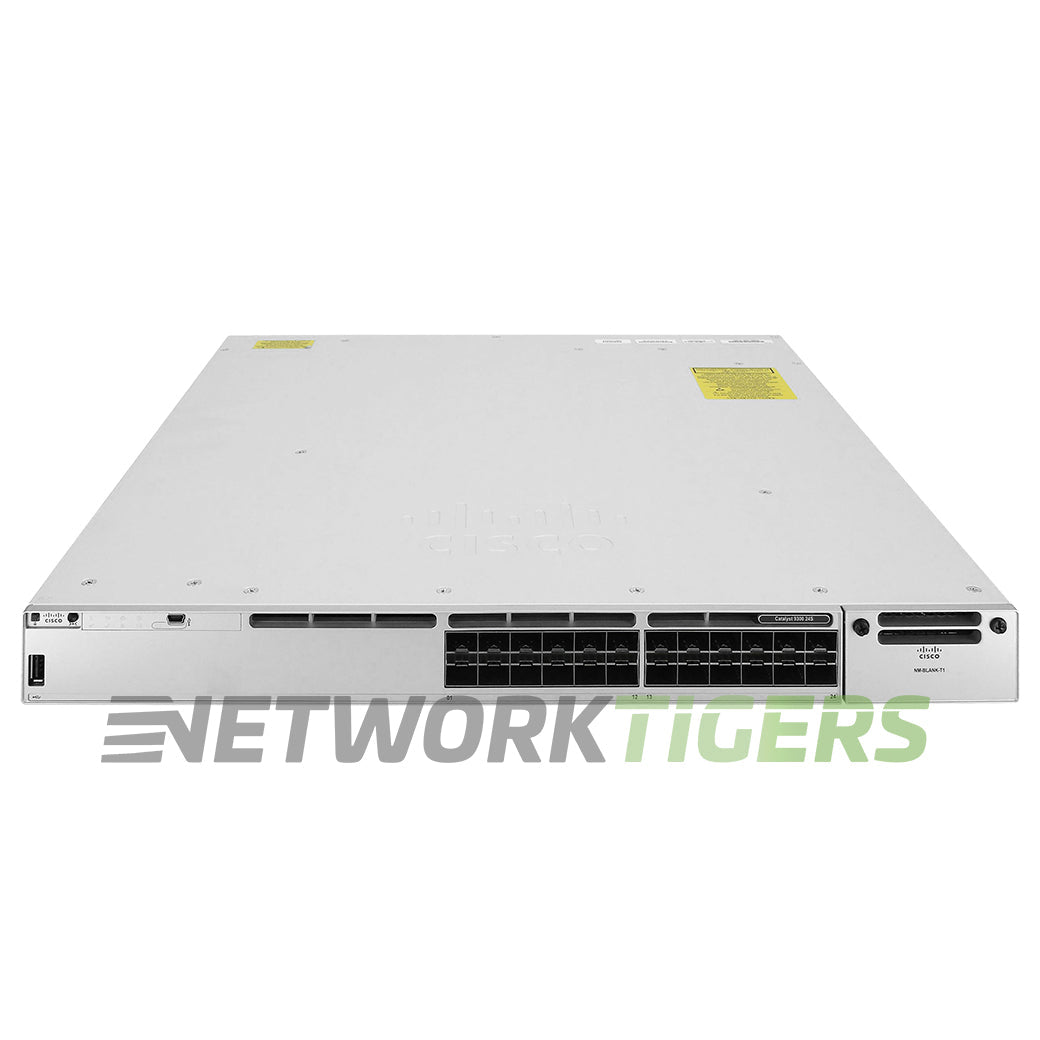 NEW Cisco C9300-24S-E Catalyst 9300 24x 1GB SFP 1x Expansion Module Slot Switch