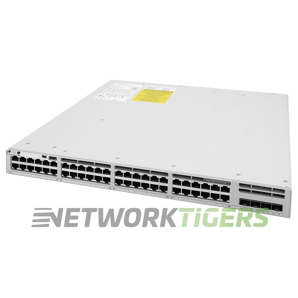 Cisco C9300L-48PF-4G-A 48x 1GB Full PoE+ RJ45 4x 1GB SFP NA Switch