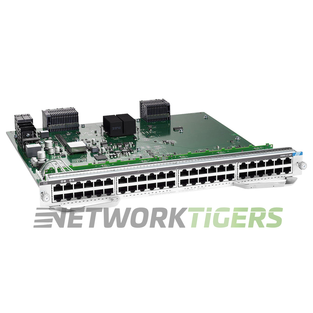 NEW Cisco C9400-LC-48P Catalyst 9400 48x 1GB PoE+ RJ45 Switch Line Card