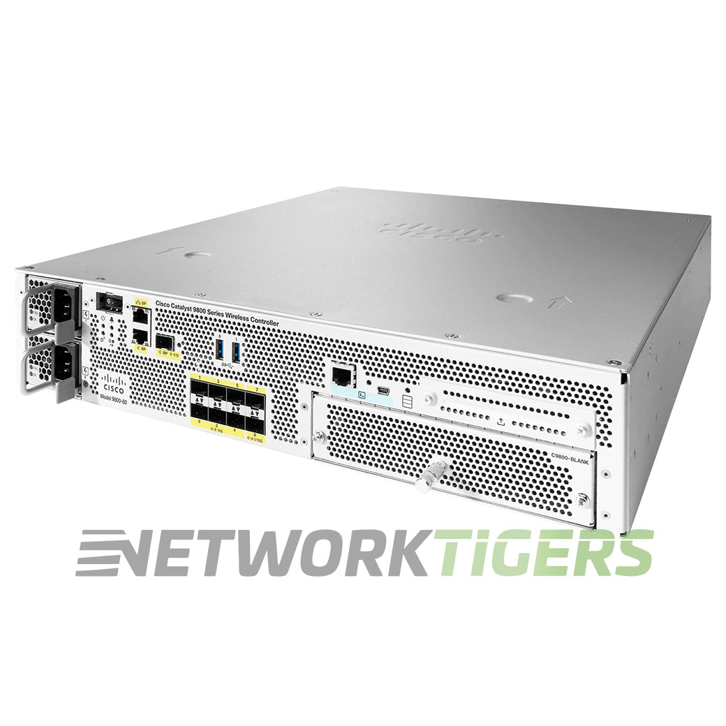 NEW Cisco C9800-80-K9 Catalyst 9800 6x 10G SFP 2x Exp Slot Wireless Controller