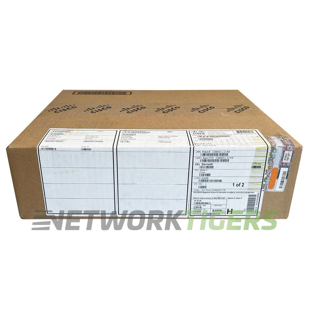 NEW Cisco C9800-L-C-K9 4x 1/2.5 GB 2x 10GB RJ45 250 APs Wireless Controller
