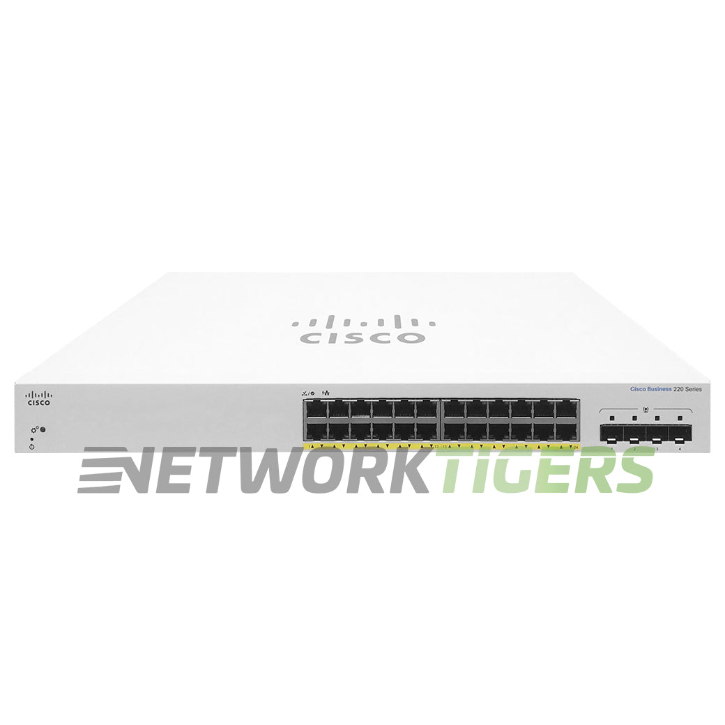 NEW Cisco CBS220-24FP-4X-NA Business 220 Series 24x 1GB PoE+ RJ45 Switch